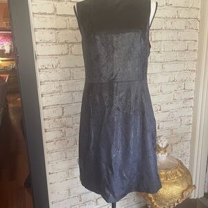 Gray Aspen blue cocktail sheath